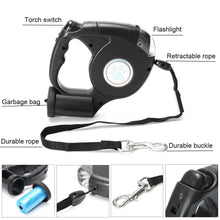 Load image into Gallery viewer, 4.5M LED Flashlight Extendable Retractable Dog