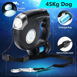 4.5M LED Flashlight Extendable Retractable Dog